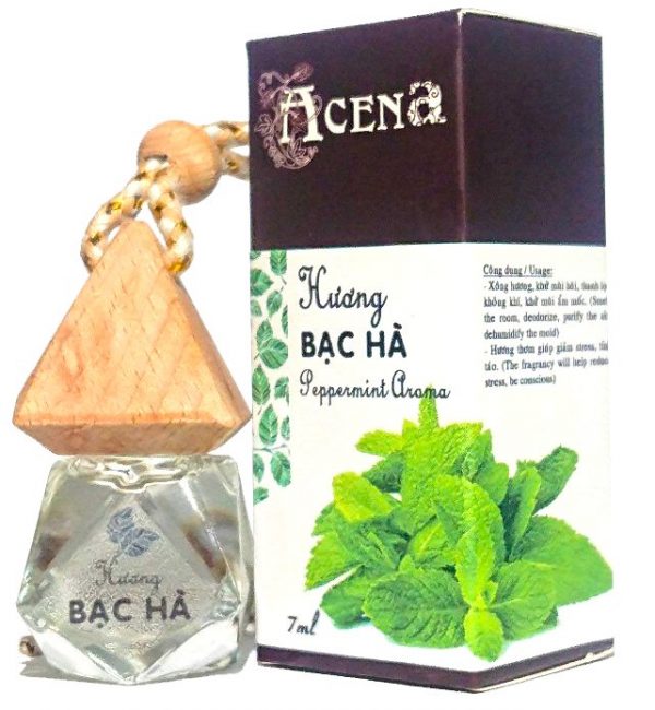 Chai lục lăng tinh dầu treo ACENA - Bạc hà