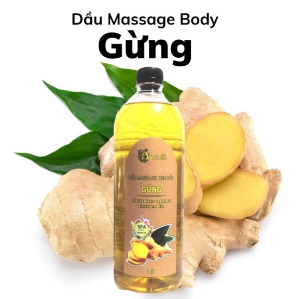 Dầu Massage Body Tinh Dầu Gừng ACENA