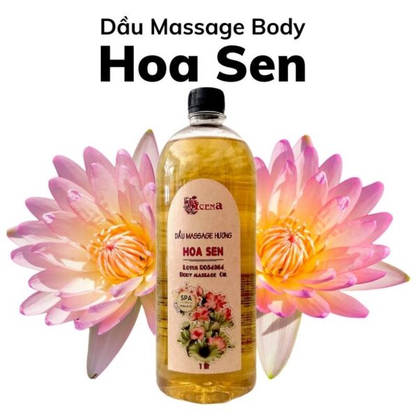 Dầu Massage Body Hoa Sen ACENA