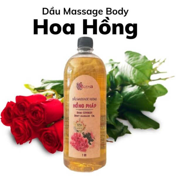 Dầu Massage Body Hương Hoa Hồng ACENA