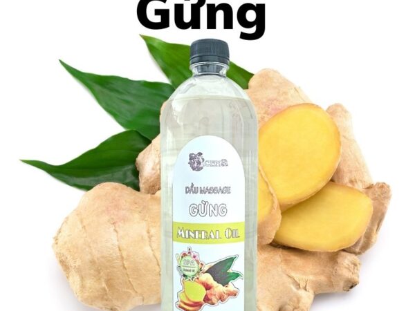 Dầu Massage Body Tinh Dầu Gừng ACENA Trong Suốt