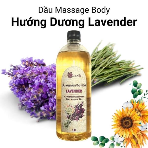 Dầu Massage Body Cao Cấp Hướng Dương Lavender ACENA