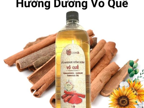 Dầu Massage Body Cao Cấp Hướng Dương Tinh Dầu Vỏ Quế ACENA