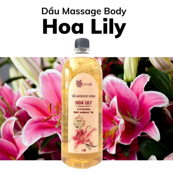 Dầu Massage Body Hương Hoa Lily
