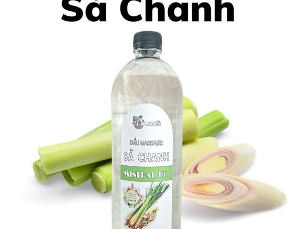 Dầu Massage Body Tinh Dầu Sả Chanh ACENA Trong Suốt